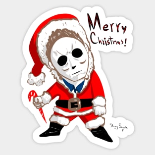 Michael Santa Sticker